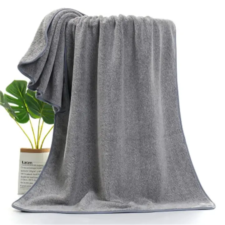 Toalla De Baño Gruesa 70x140CM Microfibra Para Corporal Gimnasio Showers Deportivos Robe De Spa Uso Doméstico Toalla De Cuerpo - 1