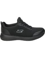 SKECHERS | Zapatilla de Trabajo Skechers Squad SR para Mujer – Zapato de Trabajo Cómodo en Color Negro – Sneaker de Trabajo con Cierre de Gomas – Cómodo – Fácil de Poner y Quitar – Alta Calidad – Perfecto para estar de Pie - Modelo 77222EC-BLK - details 0
