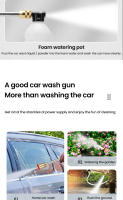 50bar Limpiadora inalámbrico de alta presión Lavadora Pistola de Agua de lavado de coche máquina de Agua a presión para Makita 21V badería - details 6