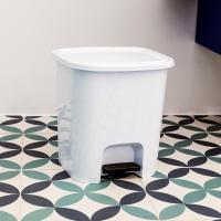Cubo basura plástico, Cubo basura apertura pedal, Papelera de pedal, Libre de BPA, Cubo de pedal capacidad 7,5L y 8L. - details 1