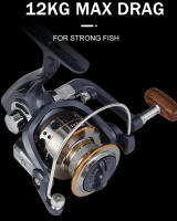 Carrete De Pesca Spinning BILLINGS 12KG Arrastre Máximo Para Agua Dulce Y Salada Con Carril Metálico Interchangeable Izquierdo/Derecho - details 4