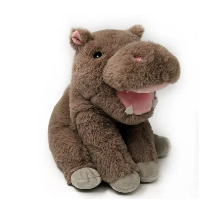 BP Peluche Térmico Hipopótamo con Relleno Natural para Calentar o Enfriar - 1