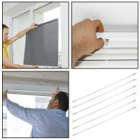 6 Pcs Varilla De Cierne De Cortina Veneciana Repuesto Para Cepillo De Cortina Con Gancho Acrílico Para Ventana - details 4