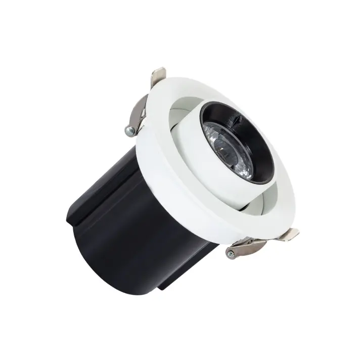 Ledkia Foco Downlight LED 12W Circular Extraíble LIFUD Corte Ø 75 mm 3000K Blanco Cálido - 1