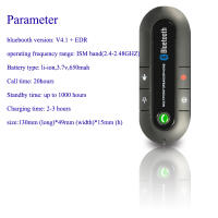 Kit De Coche Bluetooth Sin Fijar 4.1 Con Visera Solar Altavoz Speakerphone Reproductor De MP3 Cargador De Coche Handsfree - details 8