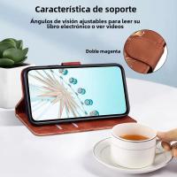 Funda De Cuero Para Samsung Galaxy J6+ J4+ J6 2018 J7 J5 J3 2016 2017 Estilo Clásico Con Soporte De Tarjetas Y Monedero Protector Anti-Scratch Magnético - details 5