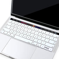 Cubierta De Teclado Ultrafina Para MacBook pro 13" Y 15" (Modelo :A2159 A1706 A1707 A1989 A1990) Con Barra Táctil En Inglés Material De Silicona Resistente Al Polvo Y Agua - details 13
