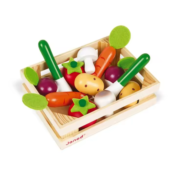 Juguetes Juguetes educativos Janod Caja De 12 Verduras Multicolor - 1