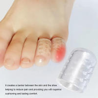 Protector De Dedos De Pie En Silicona 2-10Pc Alivio Del Dolor De Uñas Protección Anti-fricción Para Cuidado Del Pie Herramienta De Capa De Dedo - details 5
