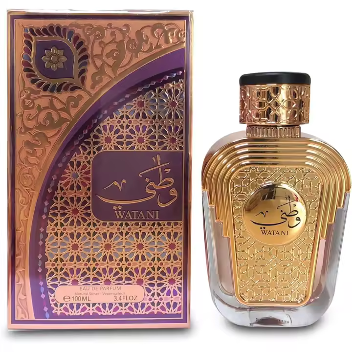 Al Wataniah Watani Purple - Perfume Unisex con Aroma Floral y Amaderado - Fragancia Sofisticada y Duradera - 100 ml - 1