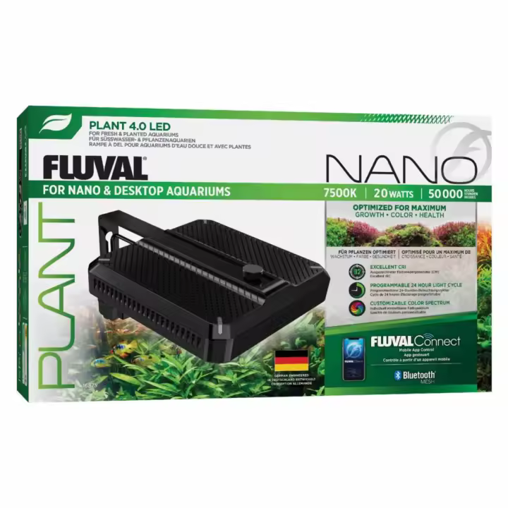 Fluval LED Nano Plant 4.0, 20W,BT mesh control. - 1