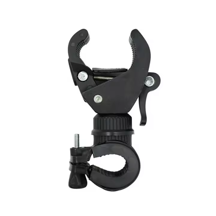 Soporte Rotativo De 360 Grados Para Luz De Bicicleta MTB Y Carretera Soporte Universal Para Flashlight Frontal Clip Para Luz De Bicicleta - 1