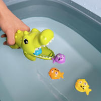 Juguete De Baño Para Niños Juego De Crocodilo Grande Comiendo Pequeños Peces Juguetes De Agua Para Jugar En Verano - details 7