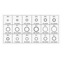 Kit De Anillos De Silicona 225pcs Sellado De Ranuras De Goma Para Aire Acondicionado De Coche Repuesto De Sellado Y Sellador - details 5