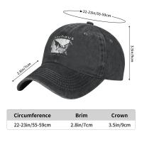 Bauhaus Bela Lugosi's Dead Gorra De Béisbol Desgastada En Denim Cabello Largo Moda Punk Ajustable Unisex Para Actividades Al Aire Libre Protección Solar - details 3