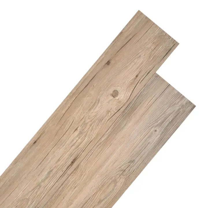 vidaXL Lamas de suelo no autoadhesivas PVC marrón roble 5,26 m² 2 mm - 1