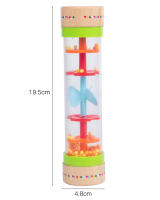 Juguete Educativo Montessori Para Bebés Llovizna Arcoíris Vaso De Arena Música Rattle Juguete Sensorial Para Niños - details 6