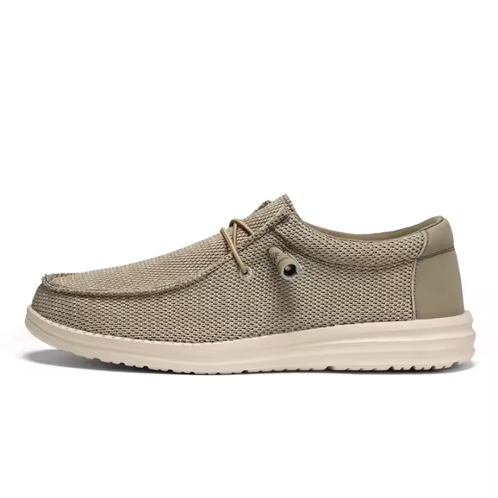Mocasines informales para hombre, zapatillas sin cordones, alpargatas de lona ligeras para negocios, zapatos para caminar - 1
