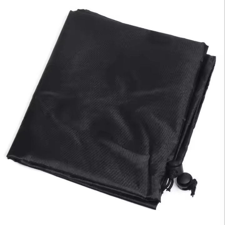 Cubierta De Tanque De Propano 210D Negra De Tela Oxford Protección Contra Polvo Y Agua Para Camping Y Uso Exterior Cubierta Protectora Para Botellas De Gas - 1