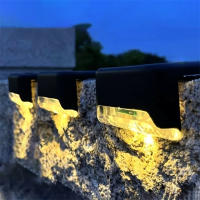Lámpara Solar LED De Paso Para Exteriores Iluminación De Escaleras Y Paredes Decoración Para Patio Y Valla Pack De 1/4 - details 15
