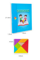 Rompecabezas Magnético 3D De Formas Geométricas Tablero Tangram Juguete Educativo De Madera Para Niños Juego Montessori - details 24