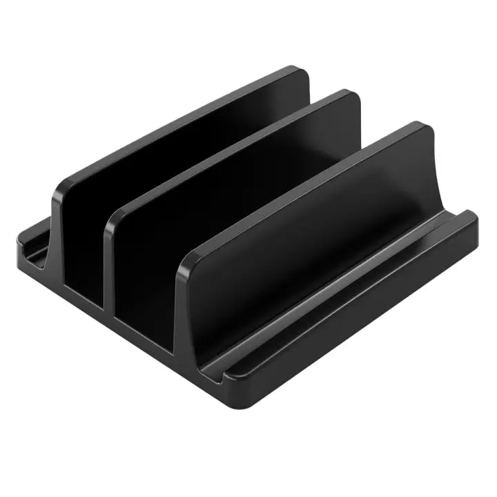 Soporte Vertical Para Portátil Con 3 Ranuras Soporte De Escritorio Para MacBook Tableta Y Teléfono Estación De Enlace Universal - 1