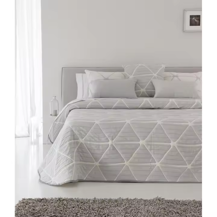 JVR - COLCHA TIPO 10 modelo GEOX - Tejido Jacquard Pique - Fabricado en España - Cama 90/105/135/150/160/180 - 1