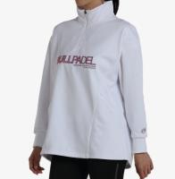 SUDADERA BULLPADEL INANE BLANCO - Color: Blanco, Sudadera de mujer de corte amplio y largo, Tejido técnico, Poliéster. - details 0