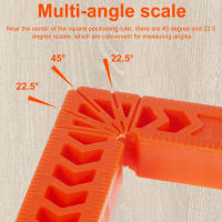 8Pcs Juego De 90 Grados Posicionadores Cuadrados 4 Pulgadas/3 Pulgadas Abrazaderas De Ángulo Durable Plásticas Reutilizables Para Carpintería Y Bricolaje - details 2