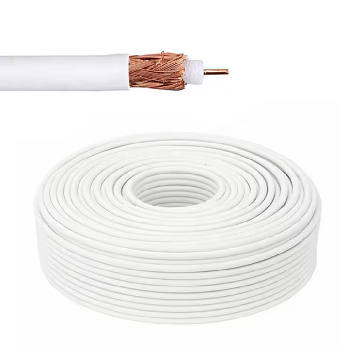Cable coaxial para antena de tv y parabólica. Camisa de cobre  5-20m. Longitud a elegir - 1