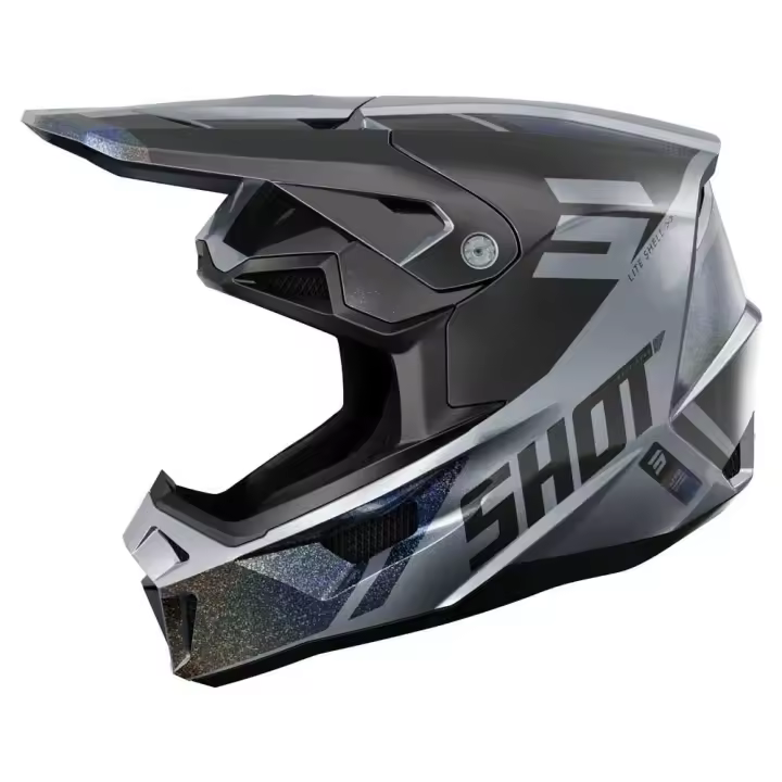 Shot Casco Off-road Lite Ultra Negro Adulto - 1