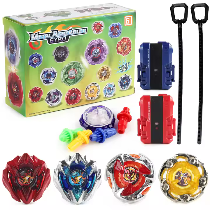 Juego De Juguetes De Batalla Con Topo Giratorio Metálico Bey X BX 4en1 Y 2 Lanzadores De Cuchilla Mini Modelo Para Adolescentes Mayor De 14 Años - 1