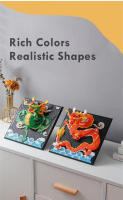 Bloques De Construcción 3D Elefante Tigre Ciervo Decoración De Murales DIY Juguete De Puzzle De Artesanía Para Niños Y Adultos - details 2