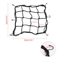 Bolsa De Almacenamiento Para Casco De Motocicleta Universal Ajustable Con Red De Protección Accesorios Para Equipaje - details 3