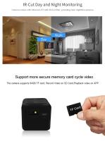 Cámara De Seguridad Inalámbrica Mini 1080P Con Visión Nocturna Y Detección De Movimiento Monitorización WiFi Para El Hogar - details 9