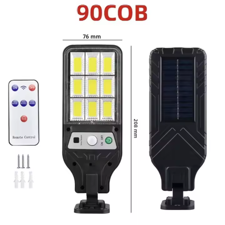 Lámpara Solar Potente 3000000LM Exterior Con Control Remoto Luz Solar Sensible a La Iluminación Impermeable Para Jardín - 1