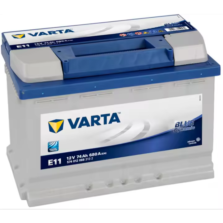 Batería Varta E11 Blue Dynamic 12V - 74Ah/680A (EN) 574 012 068 313 2 Caja L3 - Energía Fiable y Mayor Versatilidad para Coches Modernos - 1