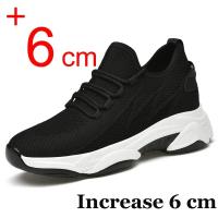 Zapatos Deportivos Casuales Para Hombres Con Altura Oculta 6CM Transpirables Malla Suela De Goma Tamaño True Fit - details 3