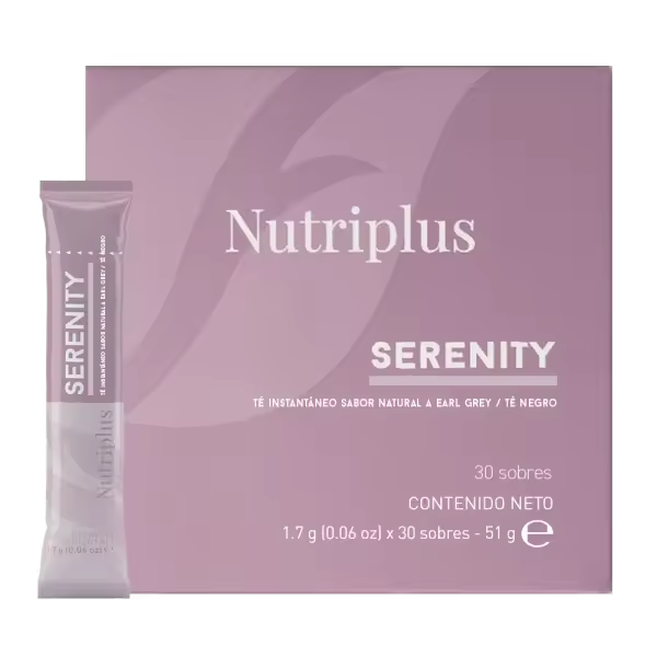 FARMASI - Nutriplus Serenity Té Negro - Potencia tu energía, ayuda al cuidado de la piel y perdida de peso - 1