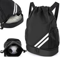 Bolsa deportiva de gimnasio con cordón, bolsa impermeable con bolsillo para mujeres y hombres, kit de viaje para senderismo, escuela, estudiantes, bolsa de polietileno al aire libre, natación - details 0