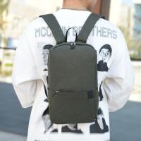 Mochila Pequeña De Color Sólido Impermeable Y De Gran Capacidad Para Viajes Y Escuela Mochila Casual Para Adolescentes Con Capacidad Grande Para Libros Y Utensilios Escolares - details 12