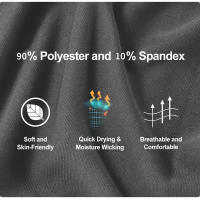 Pantalones De Rendija Para Correr Para Hombre Deporte Secado Rápido Gimnasio Fitness Tiras De Entrenamiento Correr Deportes Pantalones Compresión - details 7