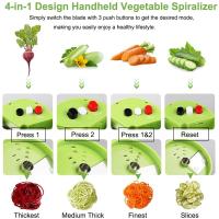 Spiralizer Portátil Para Verduras Y Frutas Corte De Ensalada Ajustable Rallador Rotativo Herramientas De Cocina Item - details 2
