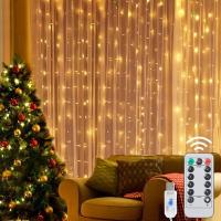 Luces De Cadena LED Para Cortina Decoración De Fiesta Navidad Boda En Casa Luces Faeiras Para Dormitorio Regalo Año Nuevo - details 2