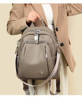 Mochila de cuero para Mujer, Bolso de un solo hombro, Bolso Escolar, Bolso de viaje de gran capacidad, Bolso casual de moda versátil - details 23