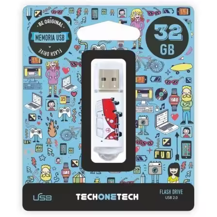 Pendrive 32GB Tech One Tech Camper VAN-VAN USB 2.0 - 1