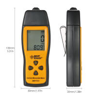 Detector De Monóxido De Carbono Portátil SMART SENSOR Con Precisión Alta Medidor De Gas LCD Display Sonido Para Seguridad Doméstica - details 1