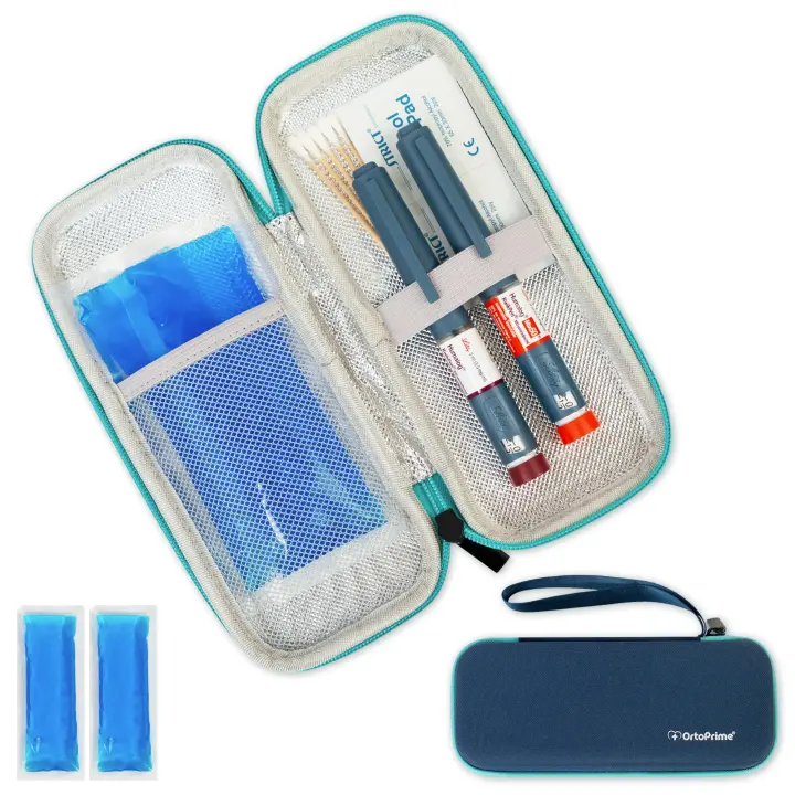 Estuche Insulina Isotérmico con 2 Bolsas Gel Frío y Cremallera Ortoprime - 1