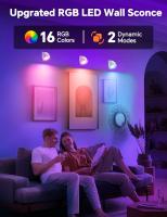 Lámpara De Pared LED Recargable Con Control Táctil Y Remoto IR Rotación 360° Luz Nocturna Portátil Para Lado Del Cama Dormitorio Lectura - details 8