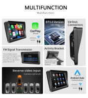 BQCC Radio De Coche 7 Pulgadas Con Pantalla Táctil Y Visera Solar Soporte De Medios Multimedia Wireless Carplay Y Android Auto - details 1
